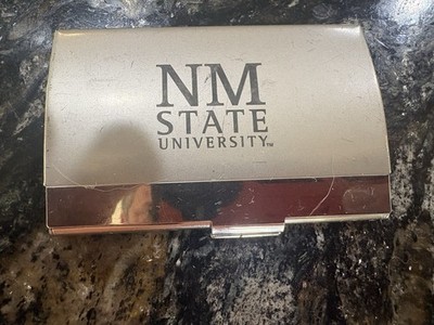 New Mexico State Alumni Stainless Business Card Holder Case Pocket Metal Wallet