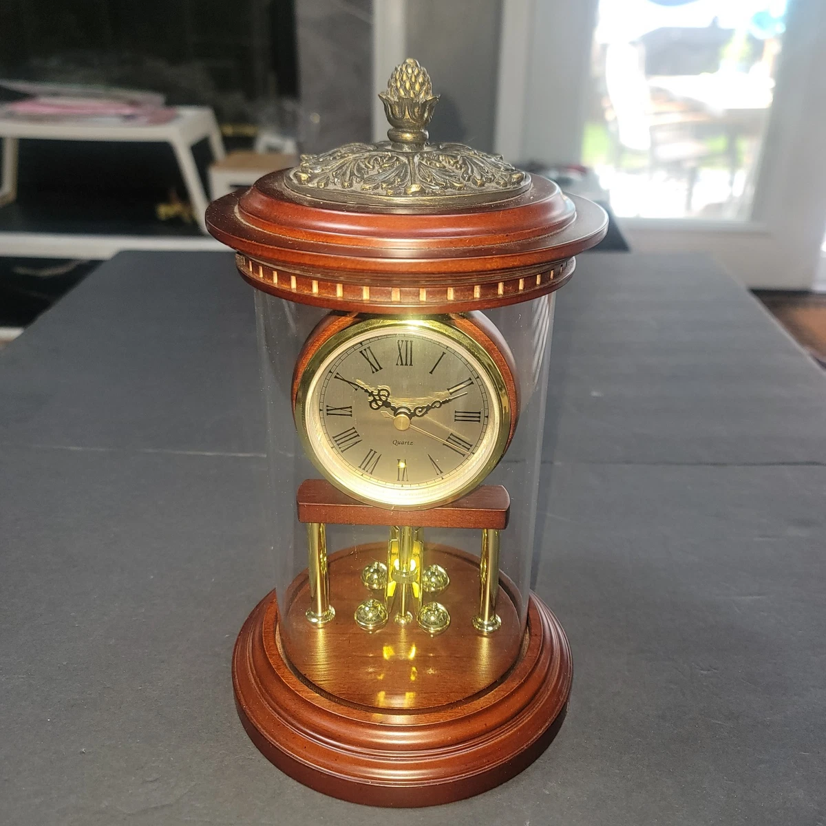 Vintage Anniversary Clock Indiana Collectible Shelf, Mantel Clocks