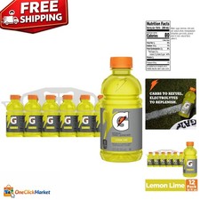 Electrolyte Enhanced Lemon-Lime Drink, Perfect Hydration - 12 Fl Oz 12 Pack 