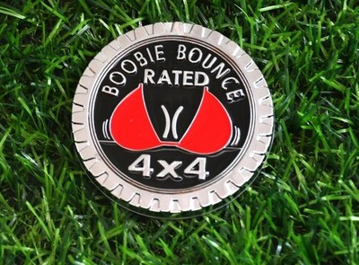 1* Boobie Bounce Rated Emblem 4X4 Badge Sticker Decal For Universal Car Decals