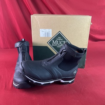 Muck Boots Womens 12 Apex Mid Zip Black Waterproof (AXWZ-000) -New Open Box!
