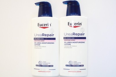 2x Eucerin UreaRepair Plus Lotion 5% Urea 400ml (13.53floz) dry,rough skin