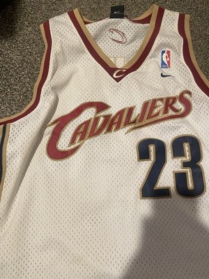 Nike Cleveland Cavaliers LeBron James #23 NBA Basketball Jersey XXL White