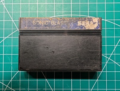 Sonic Blast Tec Toy BRAZIL Sega Master System Cartridge Only Authentic VERY RARE