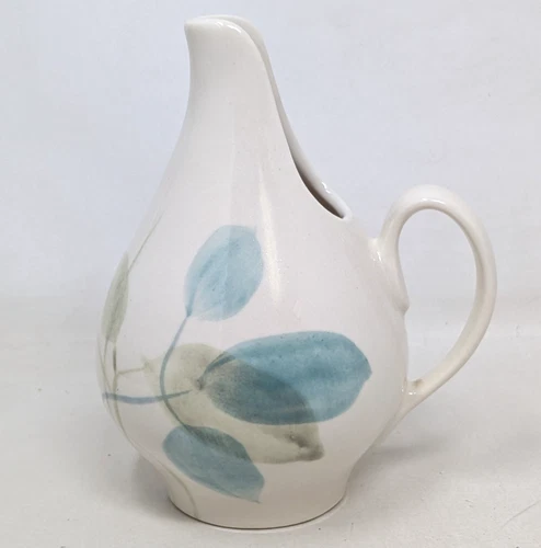Vintage MCM Red Wing Pottery Merrileaf Leaves Discontinued Creamer Pitcher Jug