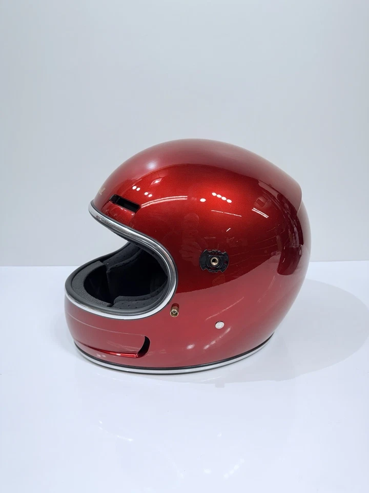 Casco Biltwell Gringo SV Metálico Rojo Cereza Mediano ✅📸📝Nuevo Otro Foto 4 de 4