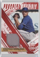 2019 Elite Extra Edition Prospect Materials Red 29/49 Jonathan Hernandez 3l1
