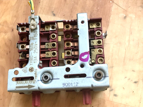 EGO YH80-160b .13A.rechts  .Schalterblock Energieregler ,gebraucht ,aber gut.