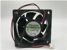 1 PCS SUNON Fan KDE2406PTB3 DC 24V 2.4W 60 60 25MM 2 PIN cooling fan