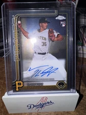 2025 TOPPS CHROME THOMAS HARRINGTON RC AUTO #RA-THA Pittsburgh Pirates