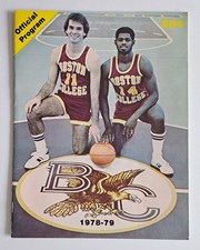 1978-79 Boston College Team Signed Program PLAYING FOR THE MOB Cunn Sweeney Cobb