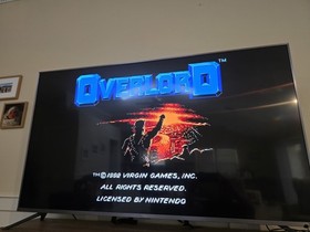 Overlord NES &ndash; Tested Working &ndash; With Manual &ndash; Nintendo &ndash; Virgin Games