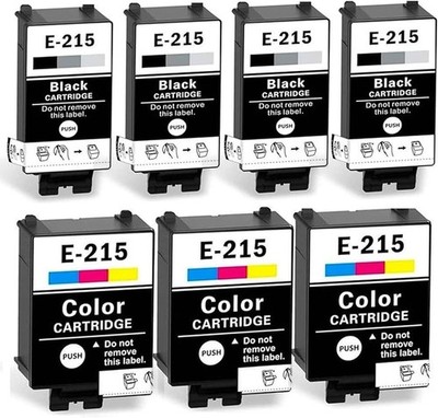 T215 High Yield Ink Cartridges 7-Pack for WF-100 & WF-110 Printers - No Leakage