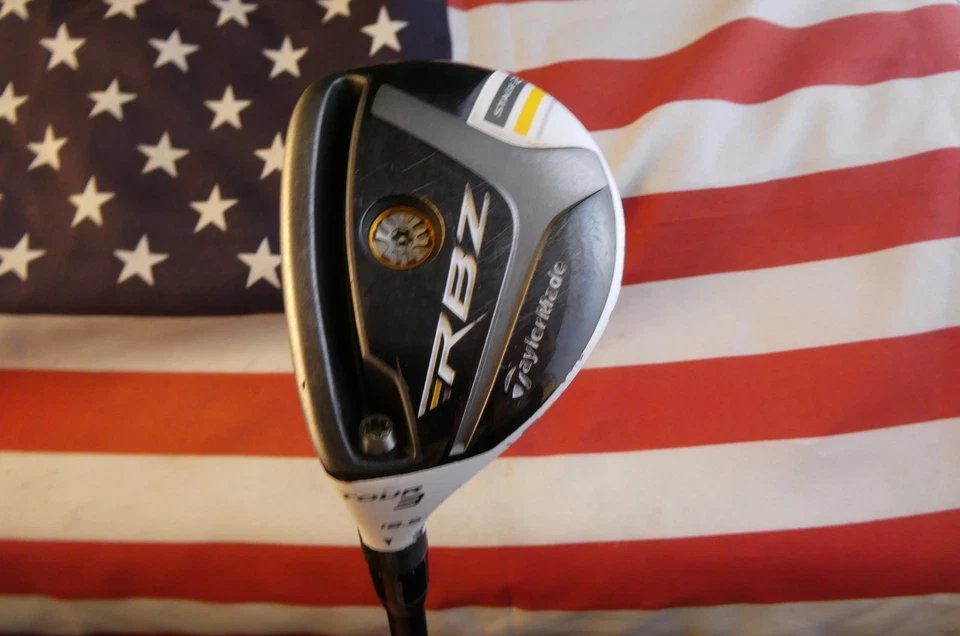 LH TaylorMade RBZ Stage 2 Tour 3 Hybrid 18.5* TP Matrix Ozik Altus 85 Stiff VGC - Image 3 of 4