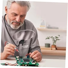 10X 20X Hands Free Magnifying Glasses for Close Work, Neck Wear Magnifier for 