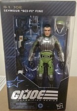 G.I Joe Classified  177 Seymour  Sci - Fi  Fine Mint In Box Figure In Hand