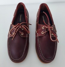 Zapatos de barco Sperry Top-Sider clásicos de cuero marrón talla 9,5 W
