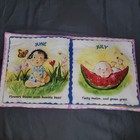 Calendar Babies Joy Allen Soft Cloth Baby Book Panel, Months Jan-Dec Multicolor — photo 5