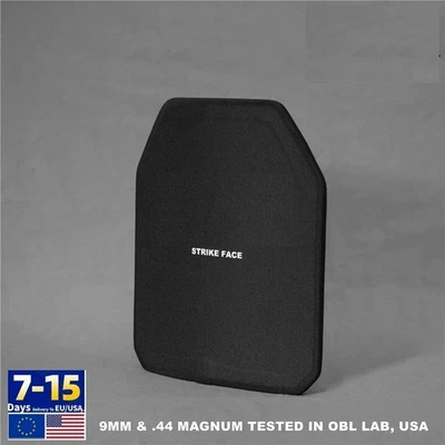 Kugelsichere ballistische Platte Level 3A Rucksack Panzerplatte 10"x12" oder 11"x14" - Bild 1 von 4