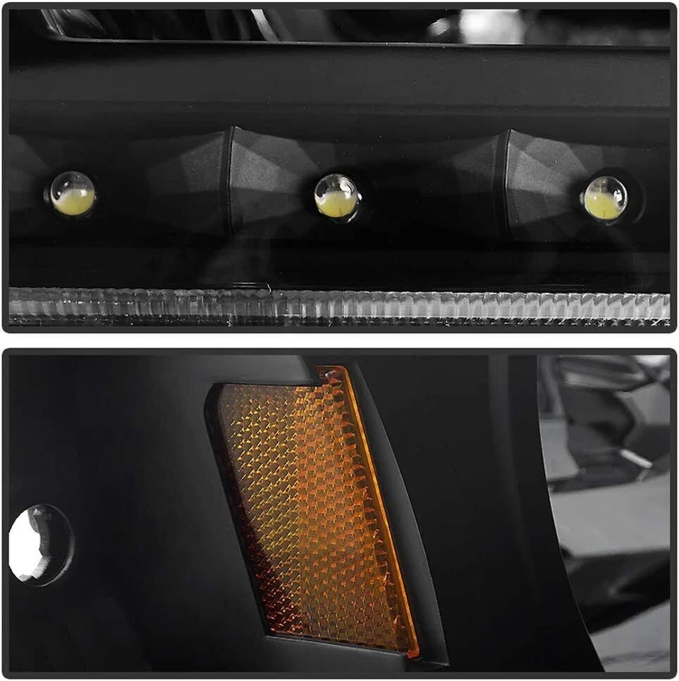 2001 年 2002 年 2004 年丰田塔科马车头灯带 LED 灯 2 合 1 转角信号 — 第 4/4 张图片