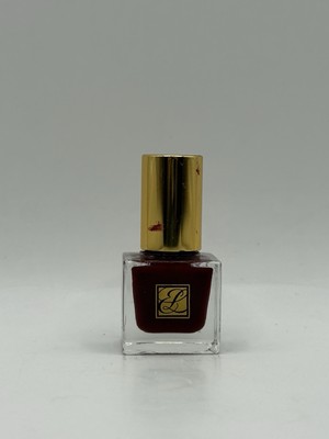 Estée Lauder 03 BLACK WINE Pure Color Nail Lacquer Polish RETIRED Dark Ruby Red