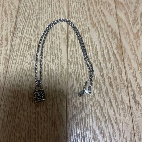 DEAL DESIGN Persona Padlock Pendant Necklace Small Sterling Silver 925 Used