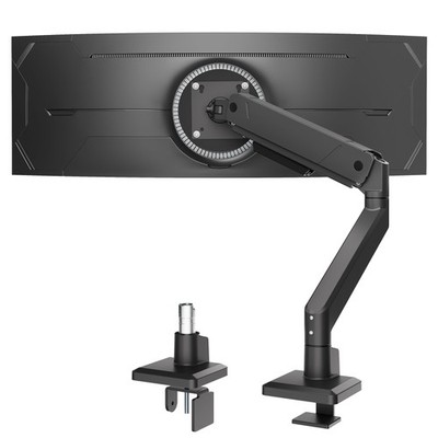 Single Monitor Arm for Max 45 Inch Ultrawide Screens Adjustable Monitor Desk ...