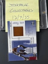 2001-02 Upper Deck Ovation Michael Jordan MJ - #MJF3 1982 Championship UNC Floor