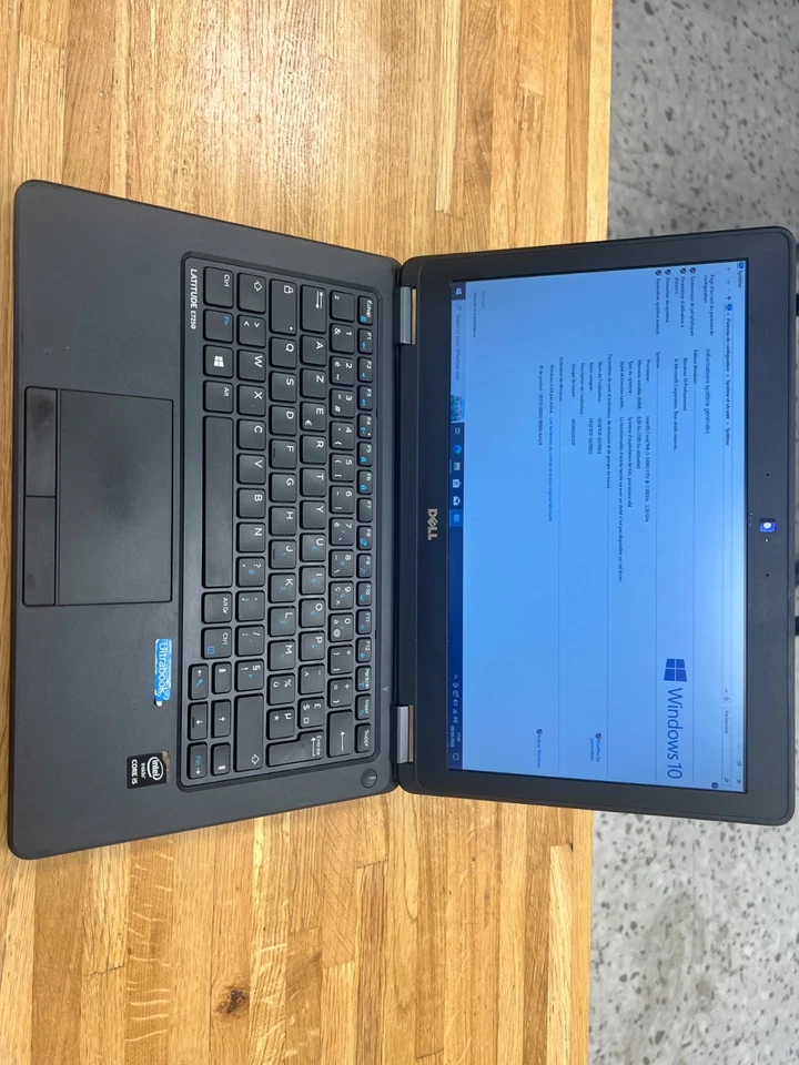 Dell Latitude E7250 · i5-5300U · 8GB · 256GB, photo 3 sur 4