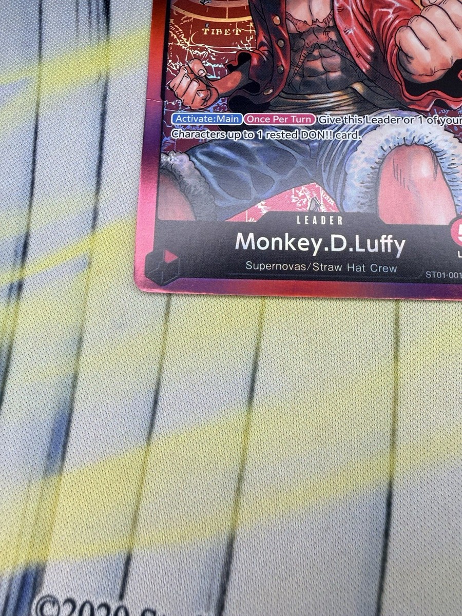 Monkey.D.Luffy Leader Foil Errata - One Piece TCG - ST01-001