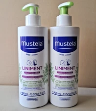 2-PACK Mustela Liniment Diaper Change Cleanser - Fragrance Free 13.52oz  EXP2027