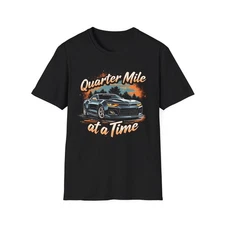 Quarter Mile Camaro Shirt | Drag Racing Muscle Car Tee for Street/Strip Fans