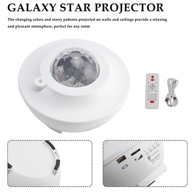 Projector Galaxy Starry Sky Night Light Ocean Star Party Lamp Bluetooth&Remote