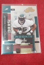 2003 Playoff Absolute Memorabilia Rookie Jerome McDougle #134 Silver Sample Card. rookie card picture