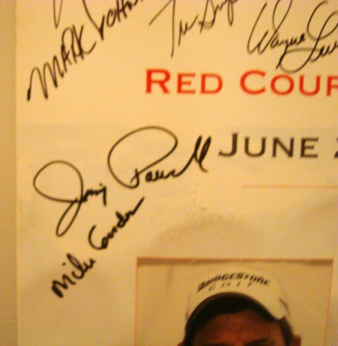 Autógrafo New York Eisenhower Park PGA TOUR GOLF Pro Firmas CAMPEONES Club - Imagen 5 de 10
