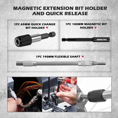 260-Piece Ultimate Screwdriver Bit Set - Security Bit Set, Screw Driver Bit Set - Picture 4 of 9
