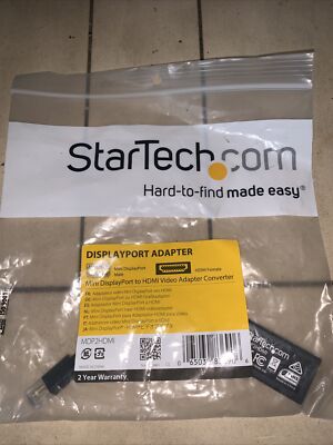 StarTech.com MDP2HDMI DisplayPort adapter, Mini DisplayPort to HDMI