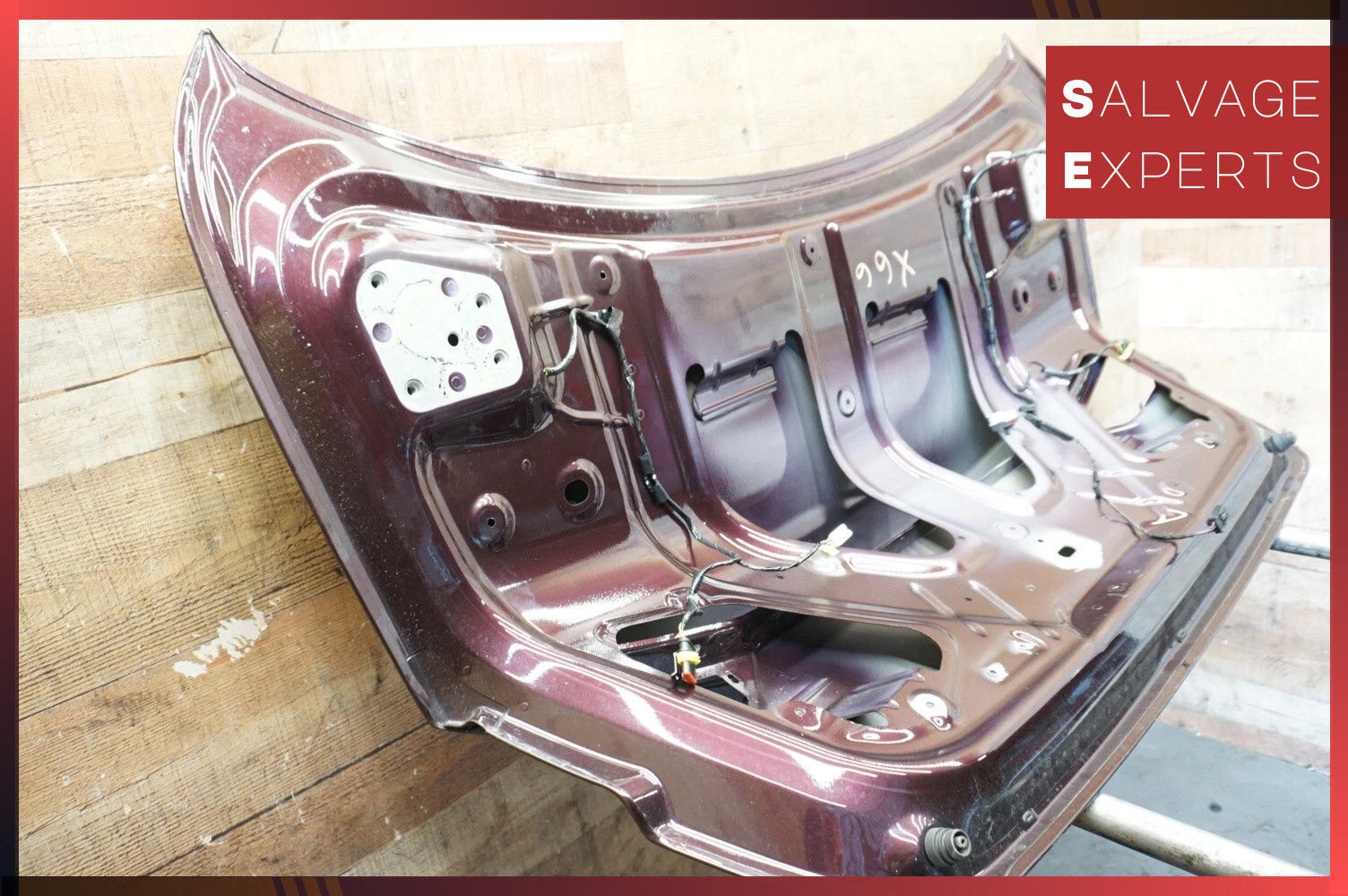 2014–2024 Maserati Quattroporte Rear Trunk Deck Lid Cover Panel Burgundy OEM