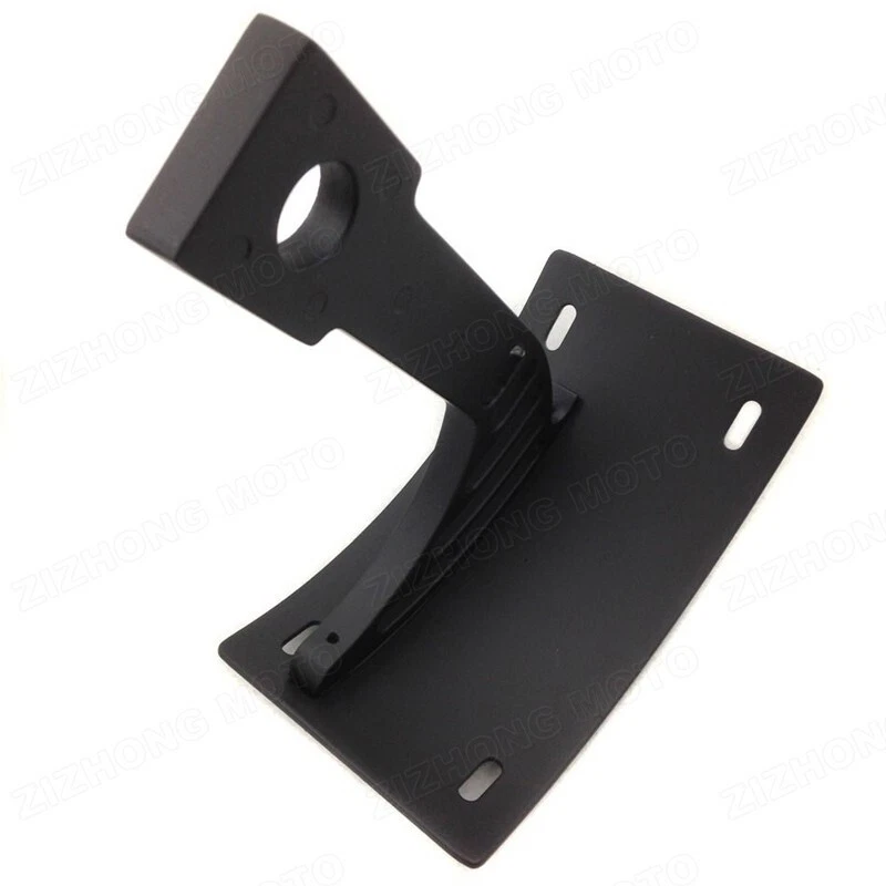 Soporte de matrícula lateral negro para Yamaha Vmax 1700/1200 Warrior 350 1990-2018 Foto 4 de 4