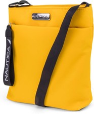 Nautica Women's Diver Nylon Small Women's Crossbody Bag Purse With Adjustable Sh