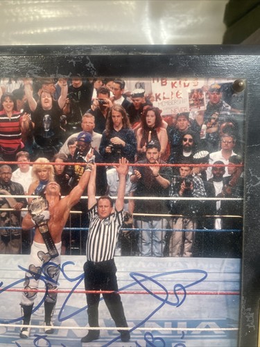WWF Shawn Michaels Commemorative Plaque (Hand Signed) Wrestlemania 12 - Picture 3 of 12