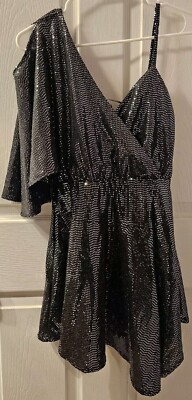Forever 21 Sequin Asymmetrical Mini Dress - Size Small (S) - New w/ Tags |  eBay
