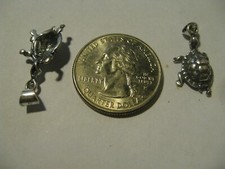 THE TURTLE PET PENDANT IN SOLID .925 WITH A STERLING SILVER AND 24" CHAIN