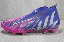 New Adidas Predator Edge+ FG Purple Soccer Cleats Shoes Mens Size 13 GV7381