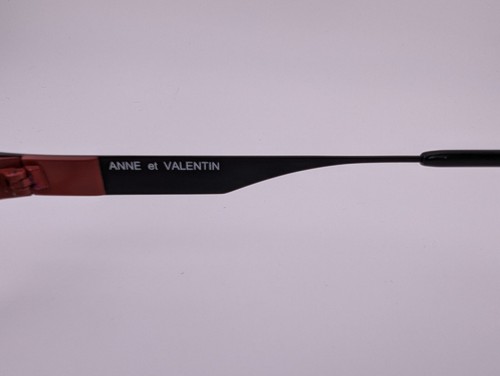 Anne Et Valentin Eyeglasses, Titanium, BC60, Wild, Made In Japan, Black/Red - Picture 6 of 11