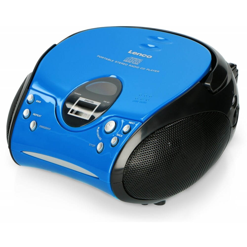 Thumbnail - Lenco Scd-24 Cd/radio-system Blau/schwarz Tuner Für Ukw, Toplader