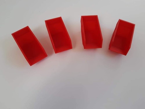 1/50 Scale Model Skip Red For Diorama / Display Farm Lorry Construction - Picture 4 of 8