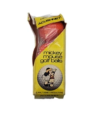 Mickey Mouse Golf Balls Walt Disney Productions Acushnet    **Box Damage**