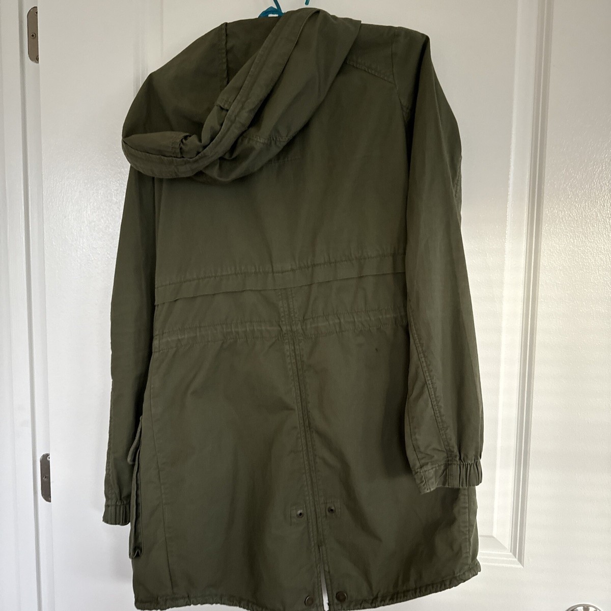 Garage Military Parka Green Cargo Jacket Size XXS/TTP Drawstring