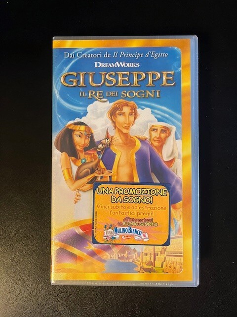 GIUSEPPE IL RE DEI SOGNI - DREAMWORKS - VHS NUOVO SIGILLATO